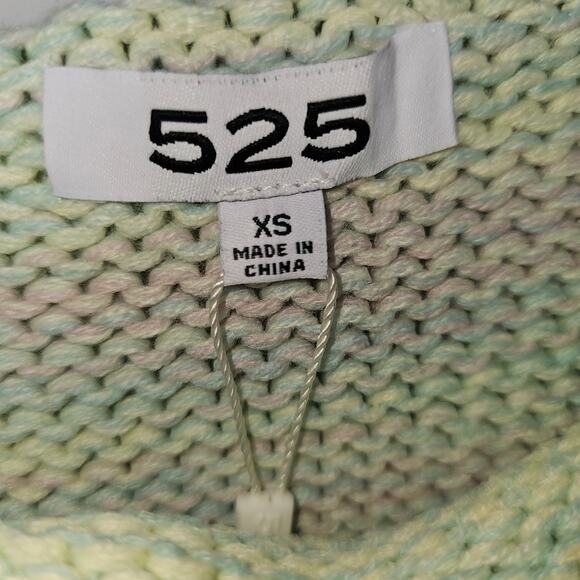 NWT 525 America Ombre Knit Pastel Sleeveless Barbiecore Sweater Midi Dress XS - Picture 7 of 11